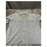 Vintage medium pearl snap western shirt