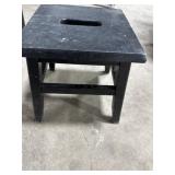 Small wooden step stool