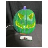 Vintage light up pumpkin