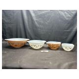 Cinderella Pyrex mixing bowls
