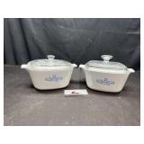 Corning ware baking dishes with lids