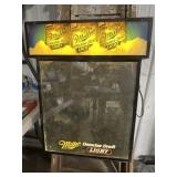 Miller Light light up chalk board