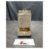 Metal matchbox holder