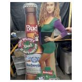 Cardboard Budweiser display