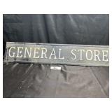 Metal General Store sign