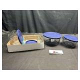 Pyrex storage bowls with lids