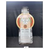 Metal Bacardi Silver sign