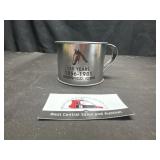 Greenfield, IA 125 years tin cup