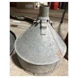 Galvanized funnel