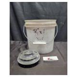 Bucket of assorted sockets & attachments