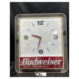 Budweiser beer acrylic clock