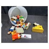 Vintage Fisher Price little people and misc