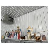 Blow mold nativity scene