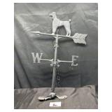 Vintage metal Poodle dog weather vane