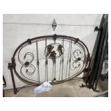 Vintage cherub metal bed frame full size