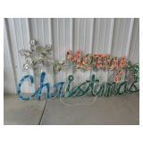 Vintage Christmas light up decor