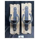 Wall hanging candle holders