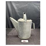 Galvanized watering can