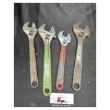 Adjustable wrenches