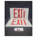 Exit signs