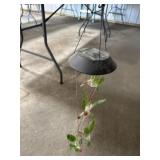 Solar humming bird wind chime