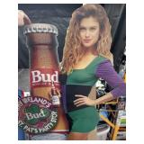 Cardboard Budweiser display