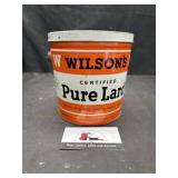 Wilson last Lard tin can