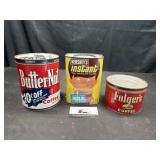 Vintage tin cans