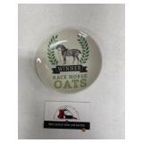 Winner horse oats plate