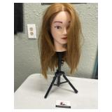 Mannequin head on stand