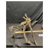 Halloween spider decor project 30 inches across