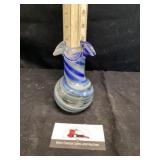 Vintage Smithï¿½s old timer handblown art glass vase