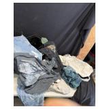 Pants size 3434 shirts size 2X large and bags