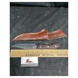 Knife with sheath