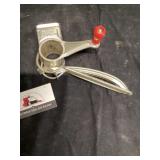 Vintage Mouli rotary hand, crank cheese grater