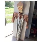 Halloween decor scarecrow approximately 6 feet
