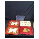 Metal serving trays