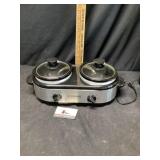 Kitchen, selective, double crockpot