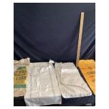 Advertising seed sacks