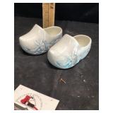 Dutch shoes, glass