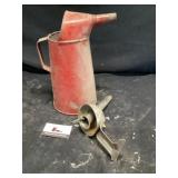 Vintage oil funnel