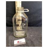 Sheeder Cloverleaf dairy bottle