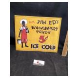 Metal sign