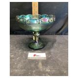 Carnival glass bowl