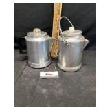 Aluminum coffee pots