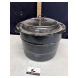 Enamel stock pot