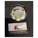 Souvenir of Niagara Falls paperweight dated