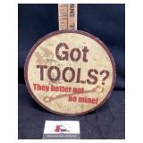 Metal sign