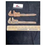 Pipe wrenches