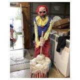 Animated 6 foot clown